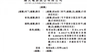 阳光电源向港交所提交上市申请